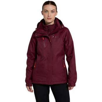 Extreme Bracken 3‑in‑1 Waterproof Women's Jacket in Burgundy – MW Size 4