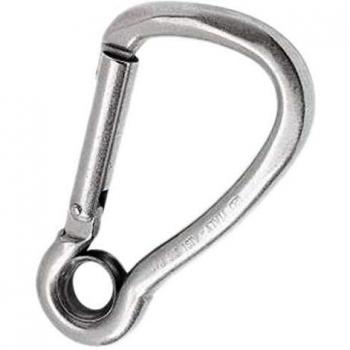 Kong Italy Unisex Harness KL with Eyelet Snap Hook Silver 120mm