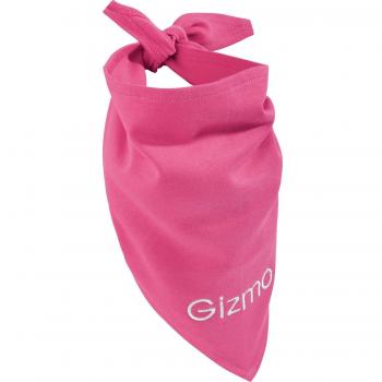 Hundehalter-Tuch in zartem Rosa, feine Stickdetails