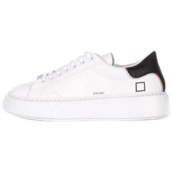 D.a.t.e. Sneakers Donna Bianco/Nero Sfera Basic