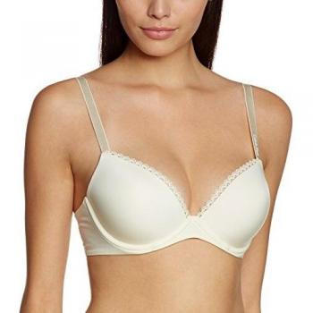 Calvin Klein Soutien-Gorge Femme Push-Up Ivoire 75A