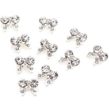 Pajaritas de Uña 3D Diamante Imitación – Juego de 10
