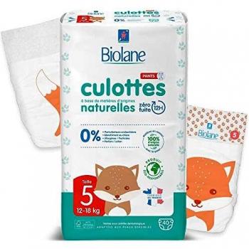Pañales Biolane Eco 12‑18 kg Talla 5 – Pack 40 uds