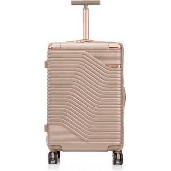 T5808‑4 Gold‑Schalenkoffer – Semiline Mittelgröße