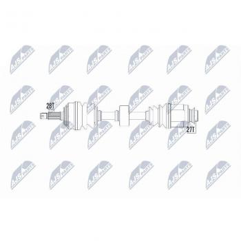 NPW-HD 033 NTY Drive Shaft