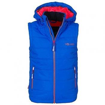 Trollkids Chaleco Infantil Rompevientos Narvik Azul/Rojo 3 años