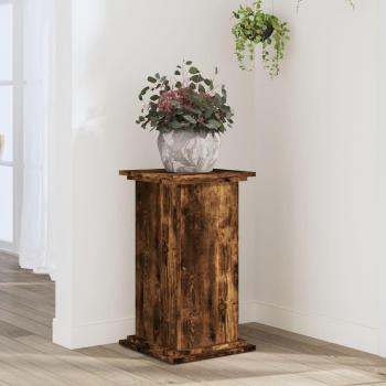 Soporte Planta “Roble Ahumado 33x33x60 cm”