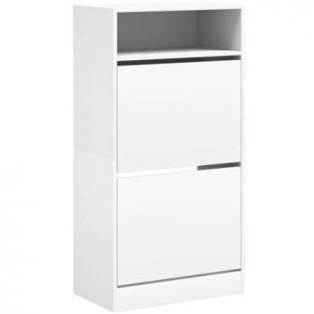 Almacén de zapatos estilo minimalista blanco