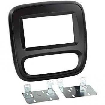 Einbaurahmen für 2-DIN Autoradio in Fiat Talento, Renault Trafic, OPEL Vivaro