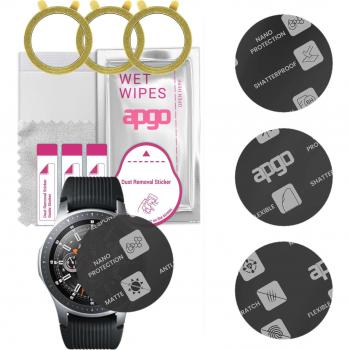 Protector Híbrido MATTE 3x para Samsung Galaxy Watch 46MM, Sin Grietas