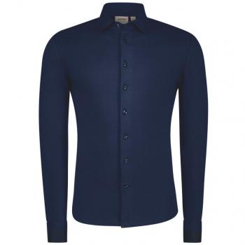 Camicia Uomo Blu Scuro HAKRO Cottontec