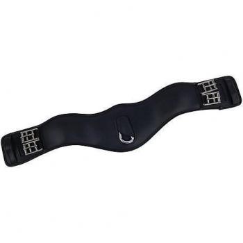 Anatomischer Dressur-Riemen in Schwarz – 75 cm