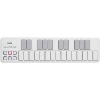 Korg nanoKEY2 Contrôleur MIDI USB 25 Touches Blanc
