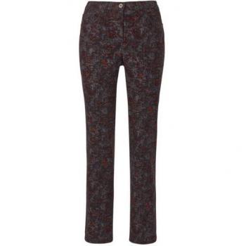 Druckhose mit Paisley-Muster