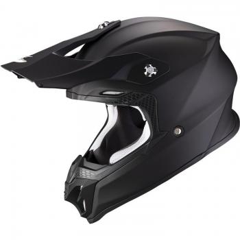 Scorpion VX-16 Evo Air Solid Casque de motocross Noir taille : XS