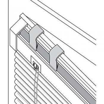 Fissaggio per tenda a pacchetto in alluminio bianco Leroy Merlin