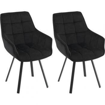 EUGAD Moderner Drehstuhl für Esszimmer (2 St), ergonomisch und elegant