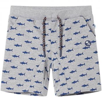 Children's Drawstring Shorts Light Grey Melange 140