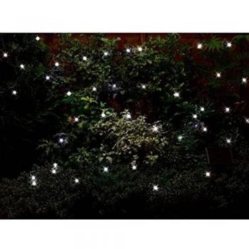 Smart Solar 50 LED White String Lights 6.9m
