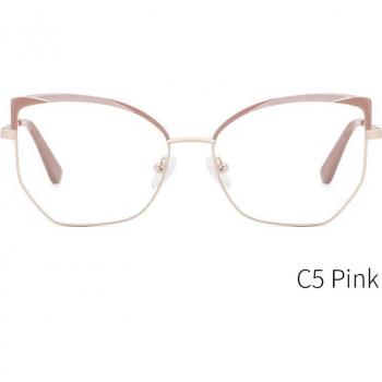 Monture de lunettes en métal pour femmes, design œil de chat, MG3575