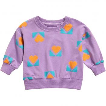 Langarm-Sweatshirt für kleine Mädchen