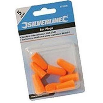 Silverline Ohrenschutz SNR 34dB 5 Paar