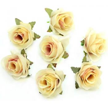 Roses décoratives en soie, 3.5cm, pack de 50