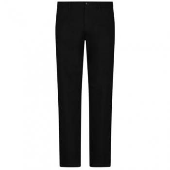 Roy Robson Männer-Chinohose – Slim Fit – Schwarz – 46 (Normal) – 98 % Baumwolle + 2 % Elasthan
