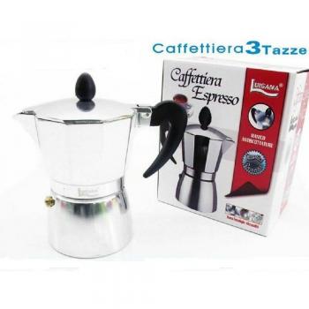 Moka 3 Tazas Espresso Napolitana – Tienda Traesio