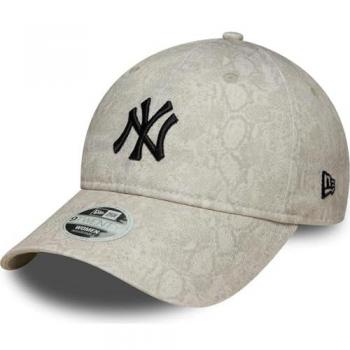 New Era Damen-Kappe Grau mit Schlangen-Print – 9TWENTY