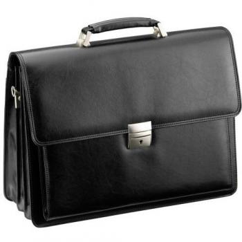 D&N Professional Black Briefcase 41 cm