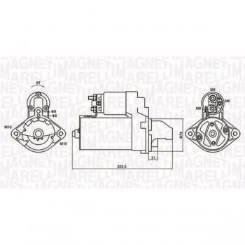 Starter für BMW von MAGNETI MARELLI 063721406010