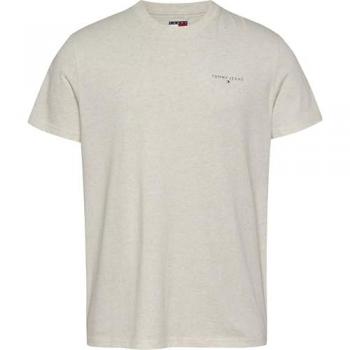 Tommy Jeans Slim Line Chest Manga Corta, Color Gris Suave, T. S