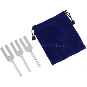 3pcs Aluminum Alloy Angel Tuning Forks 4096Hz/4160Hz/4225Hz