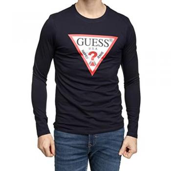 Felpa e Maglione Guess Uomo Navy/Bianco/Rosso/Nero L Blu (L)