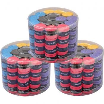 60 Replacement Grips for Tennis Rackets with Sweat-Absorbent and Anti-Slip Design