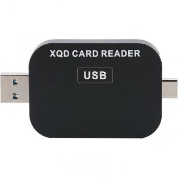 Lector 2‑en‑1 Memory, Velocidad 500 MB/s, Carcasa Aluminio Negro