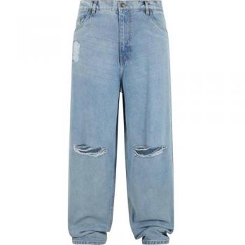 Jeans New Light Blue Heavy 40, fit baggy, taglio knee cut, stile urban classic