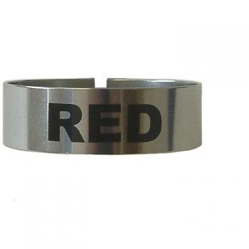 Steel Red Large Thimble Identifier Clip