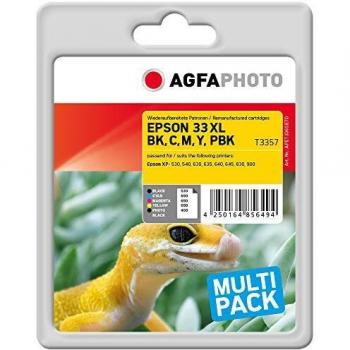 Agfa Photo Apet336setd Multipack Noir/Cyan/Magenta/Jaune – Epson T3357 Compatibilité