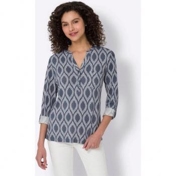 Jersey-Bluse von HEINE für Damen – Klassisches Design, Größe 42