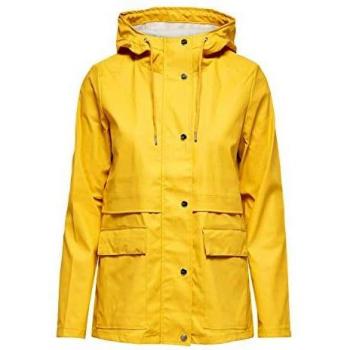 Chubasquero corto Only Onltrain para mujer, Amarillo (Yolk Yellow)