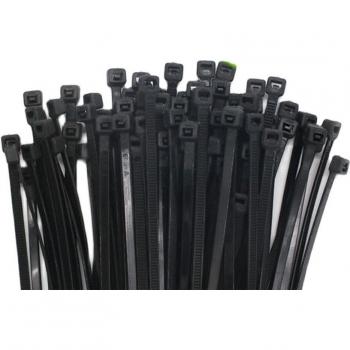 50 Stück Nylon Kabelbinder, schwarz, selbstverriegelnd, anti-korrosiv, 4,8x400mm/7,6x400mm/4,6x300mm/4x500mm