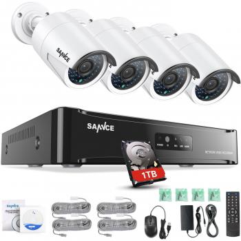 Videoregistratore SANNCE 1080P NVR 4 Canali