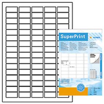 Etiquetas Herma 35,6x16,9 blancas removibles 2000 pcs
