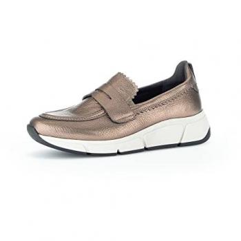 Gabor Klassische Mehrfarbige Slipper mit Flachem Absatz und Wechselfußbett für Damen, Größe 39 EU