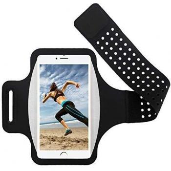 GymPulse Phone Holder Arm Band – Reflective Strap, 6.0 Compatibility (iPhone & Samsung)