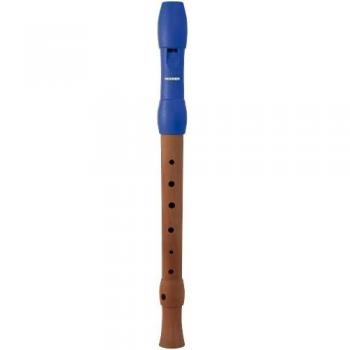 Hohner 95852 Soprano Flûte à bec – Modèle Alegra, Deux pièces, Bleu