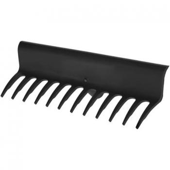 Râteau de boxe Kerbl 40 cm – Noir, léger et robuste