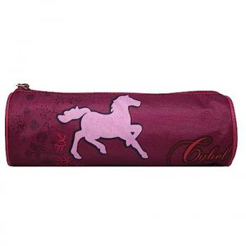 Sac de fournitures BAGTROTTER Cybel violet/rose – tissu polyester, zippé